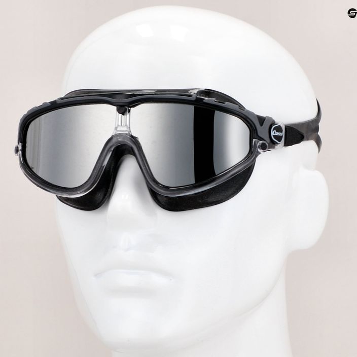 Cressi Skylight черна/черна сива огледална маска за плуване DE2034750 8