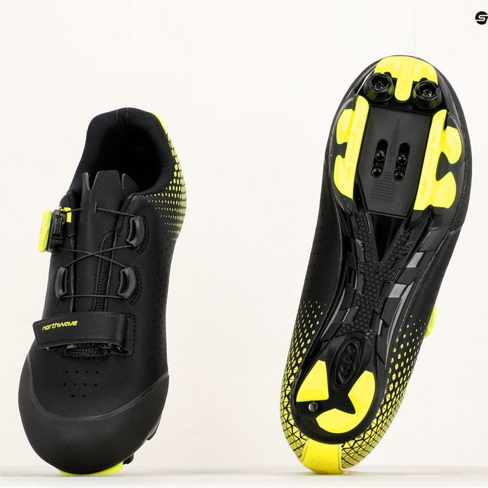 Мъжки обувки за MTB велосипед Northwave Origin Plus 2 black/yellow 80212005 12