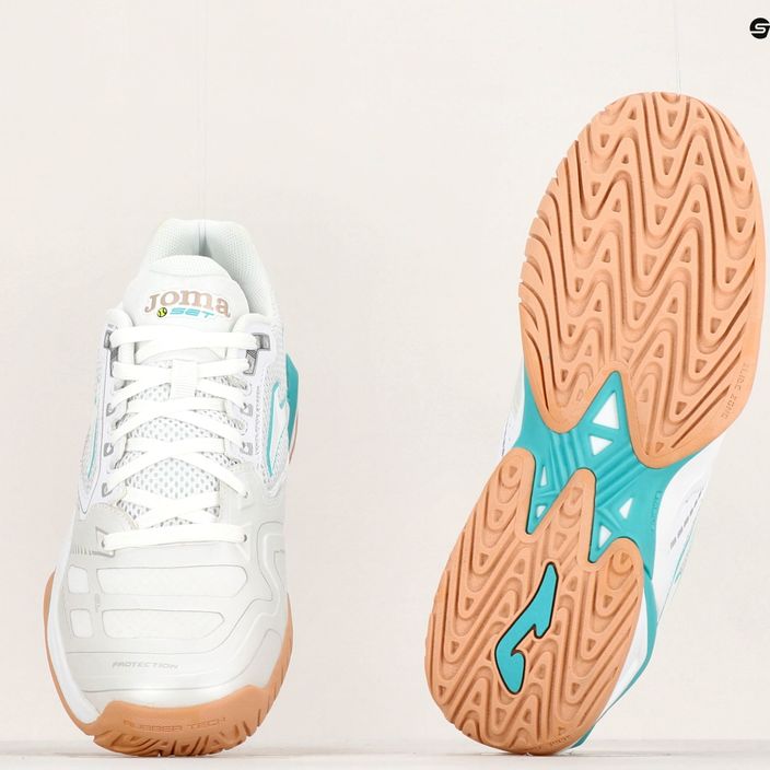 Дамски обувки за тенис Joma T.Set в бяло и синьо TSELS2302T 13
