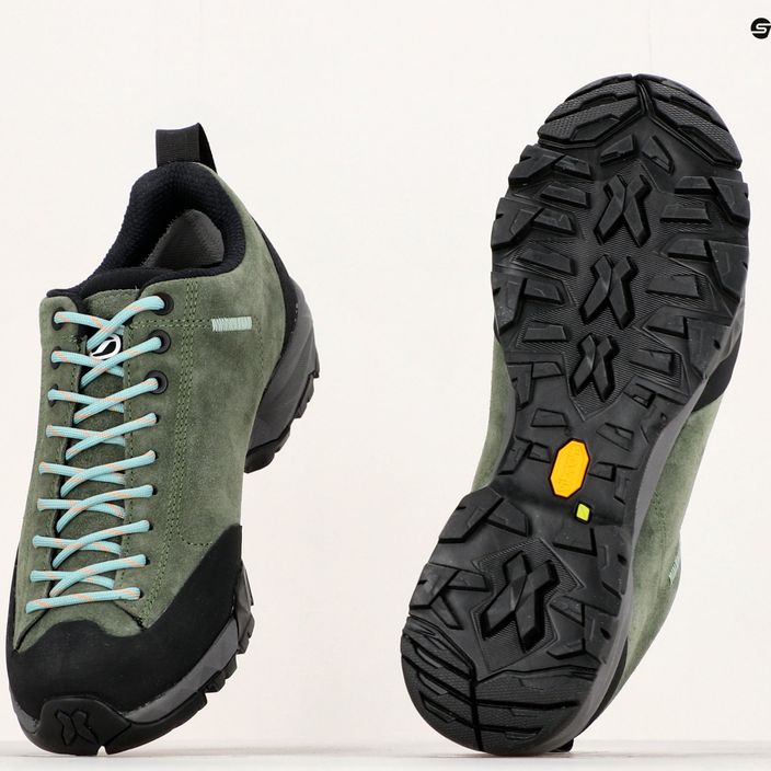 Дамски обувки за преходи Scarpa Mojito Trail зелен-черен 63322 17
