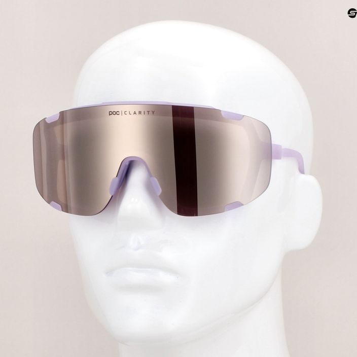 Очила за велосипеди POC Devour purple quartz translucent/clarity road silver 11