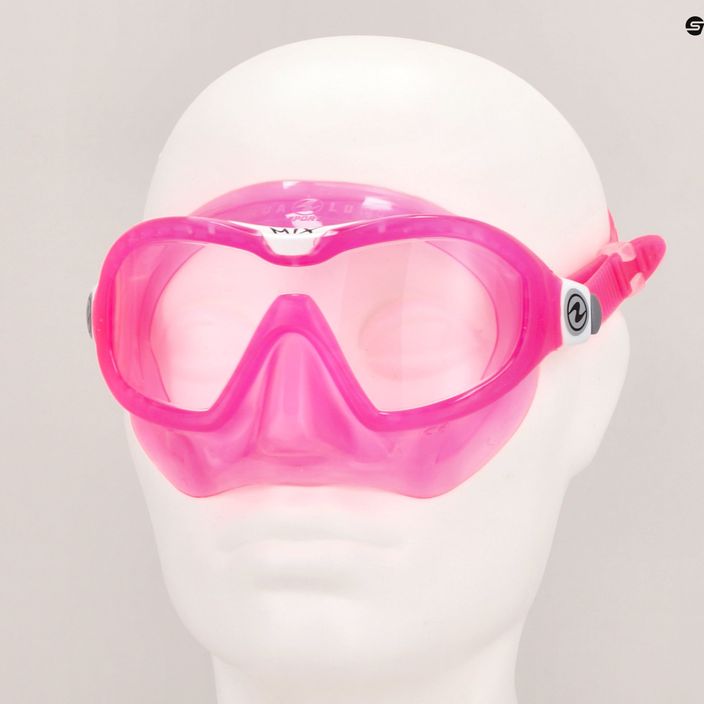 Aqualung Mix розова/бяла детска маска за гмуркане MS5560209S 7