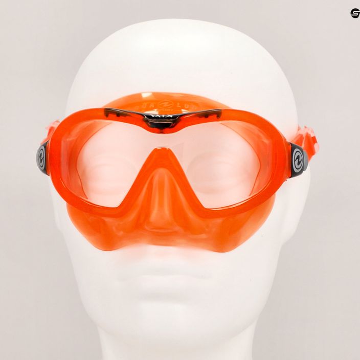 Aqualung Mix оранжево/черна детска маска за гмуркане MS5560801S 7