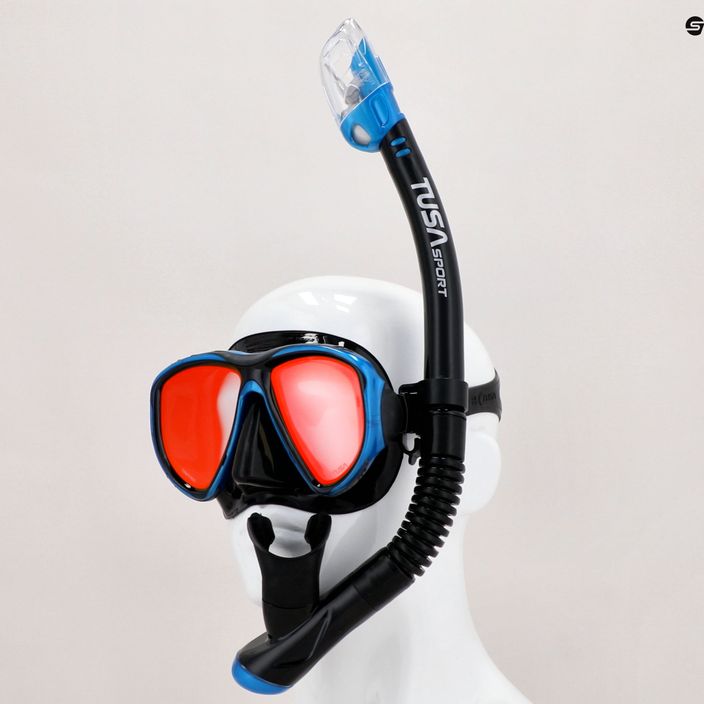 TUSA Комплект за гмуркане с маска и шнорхел POWERVIEW черен UC 2425 MQB 4