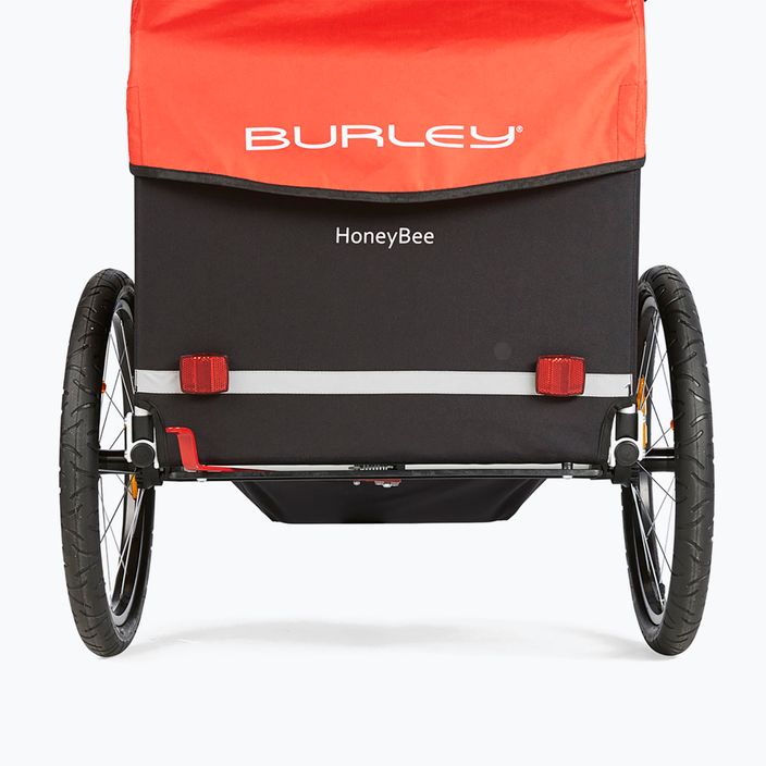 Червено ремарке за велосипед Burley Honey Bee 6