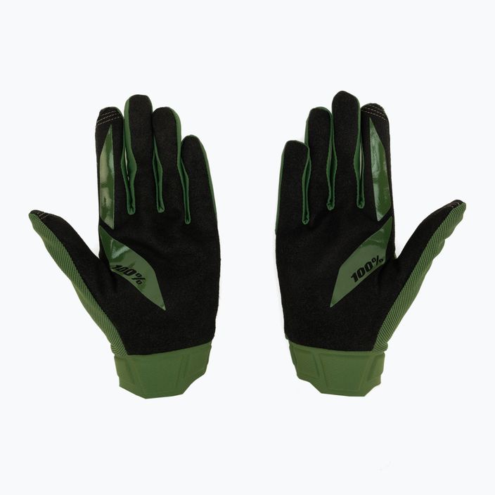 Мъжки ръкавици за колоездене 100% Ridecamp green 10011-00001 2