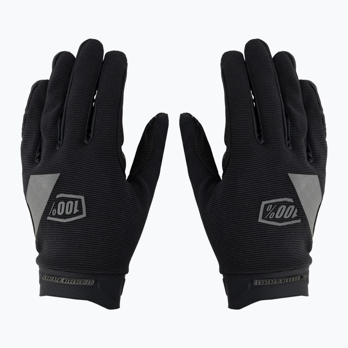 100% Ridecamp ръкавици за колоездене черни 10011-00009 3