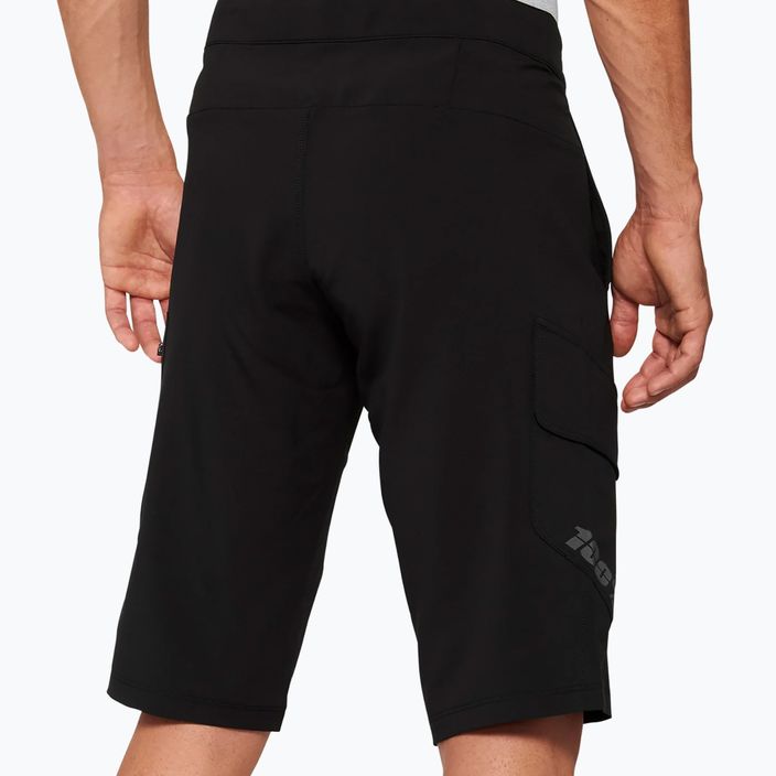 Мъжки шорти за колоездене 100% Ridecamp Shorts W/ Liner black 40030-00002 3