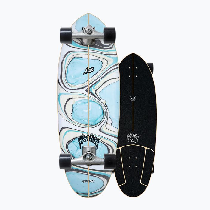 Surfskate скейтборд Carver Lost CX Raw 32" Quiver Killer 2021 Complete blue and white L1012011107 8