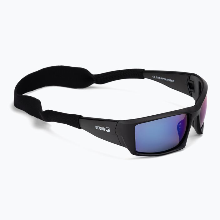 Слънчеви очила Ocean Aruba матово черно и синьо 3201.0 6