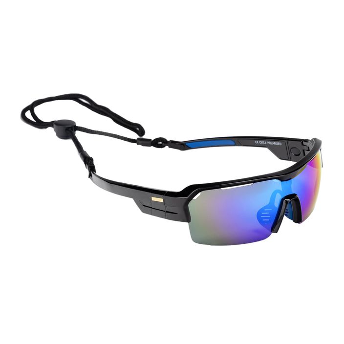 Слънчеви очила Ocean Race черни/сини очила за колоездене 3801.1X