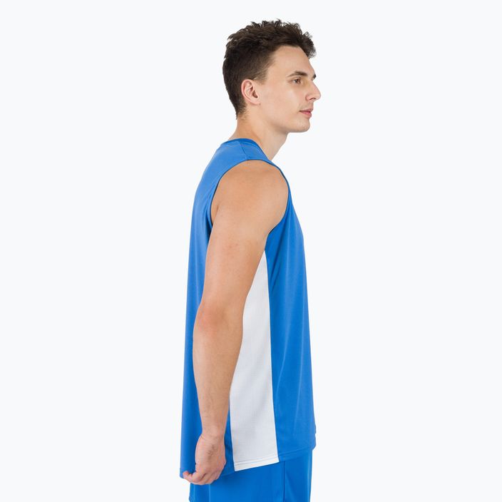 Мъжка баскетболна фланелка Joma Cancha III в синьо и бяло 101573.702 2
