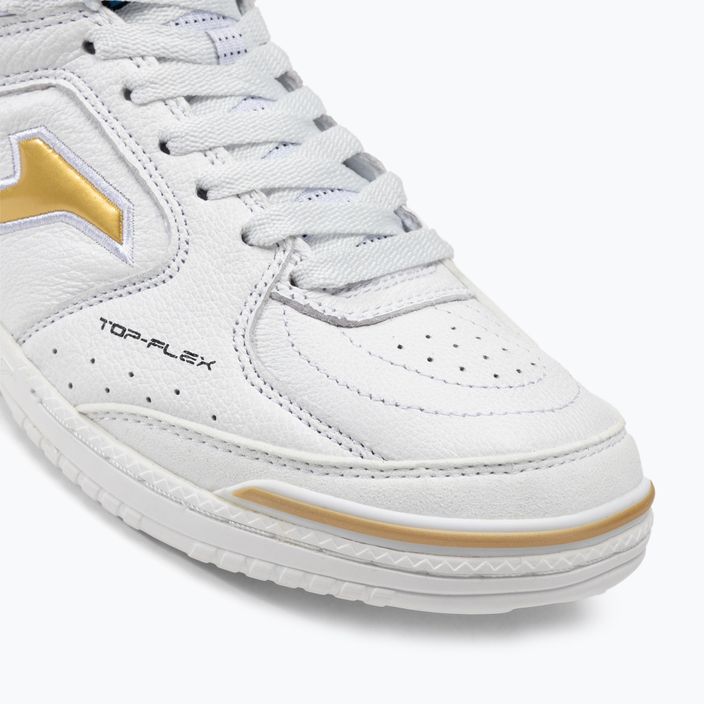 Футболни обувки Joma Top Flex IN бяло/златно 7