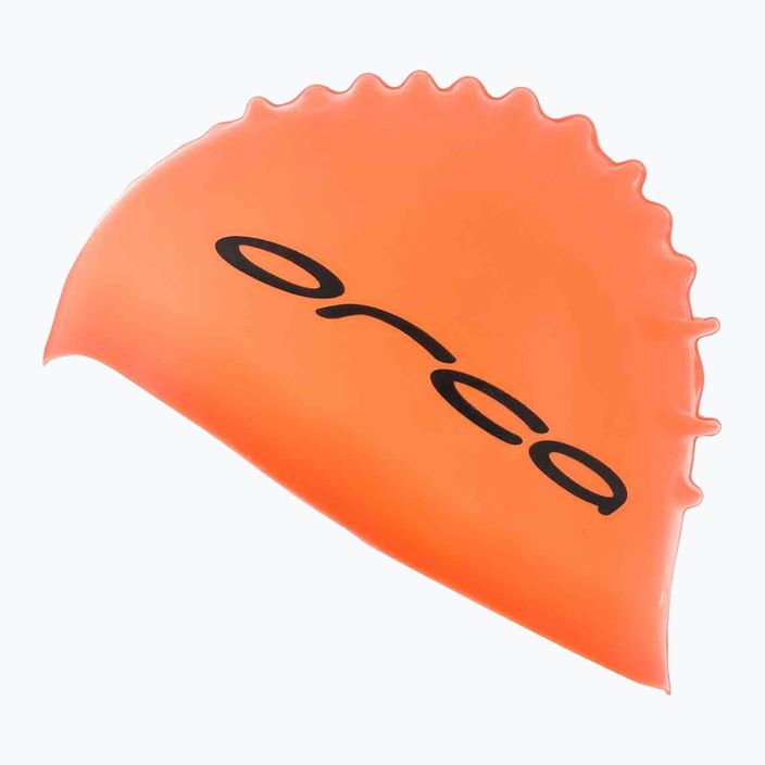 Orca Силиконова плувна шапка оранжева DVA000 2