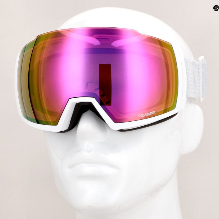 Очила за ски Rossignol Magne'lens white/pink miror/silver miror 8