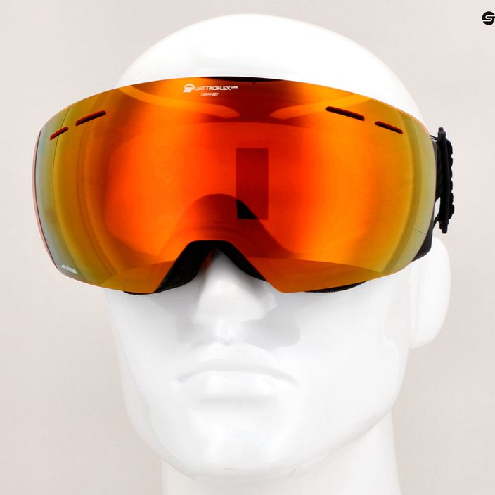 Очила за ски Alpina Granby Q-Lite black matt/red sph 5