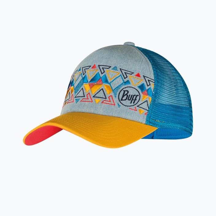 BUFF Trucker Ladji мъжка бейзболна шапка в синьо и жълто 122597.555.10.00 6