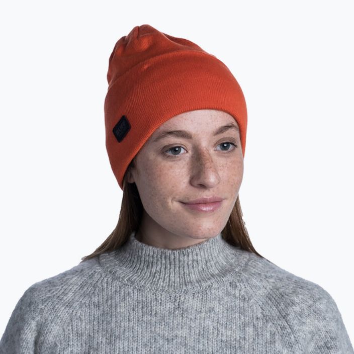 BUFF Плетена шапка Niels orange 126457.202.10.00 5