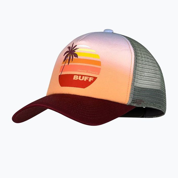 BUFF Trucker бейзболна шапка Евтино бордо и оранжево 127791.555.30.00 6