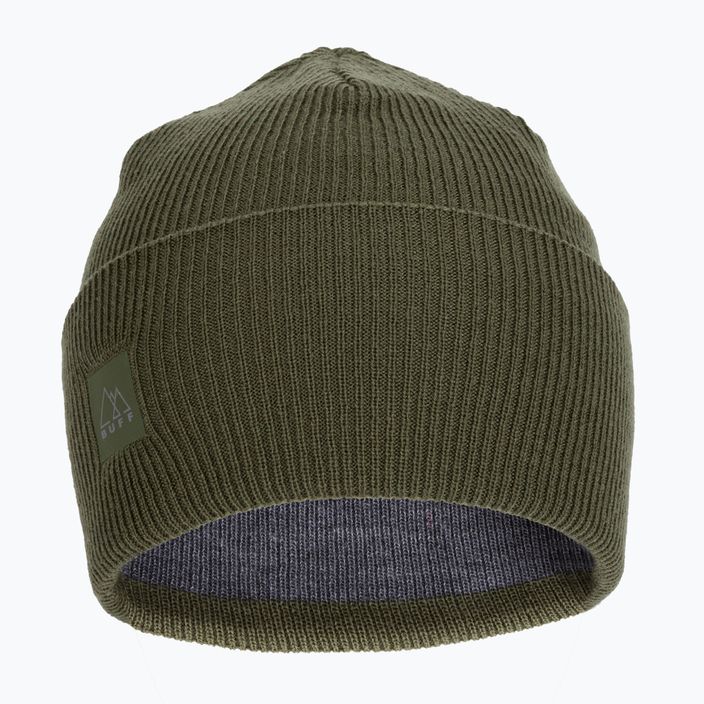 BUFF Зелена шапка с кръстосано плетиво 126483.866.10.00 2