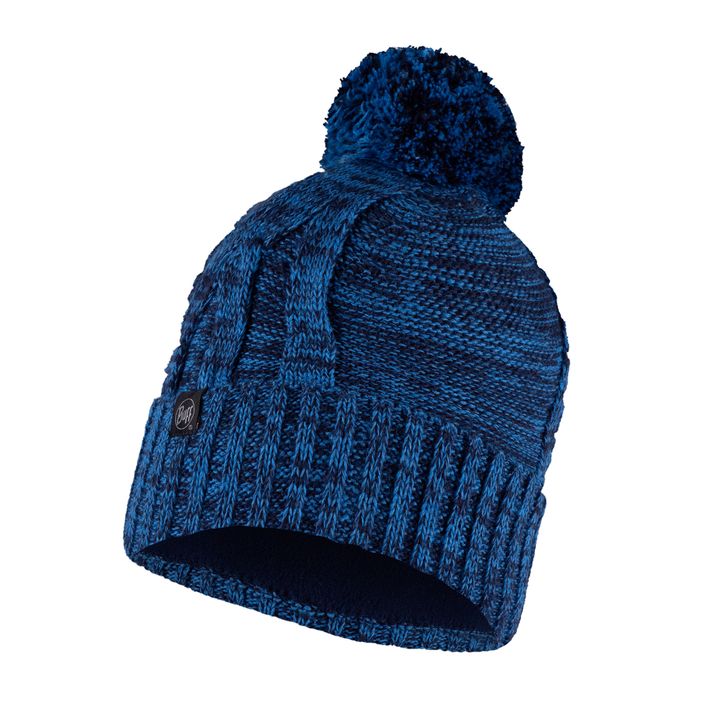 BUFF Зимна шапка от трикотаж и полар Blein лазурно синя 2