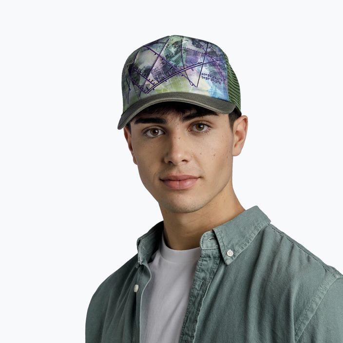 BUFF Trucker Campast зелена бейзболна шапка 131401.845.30.00 7
