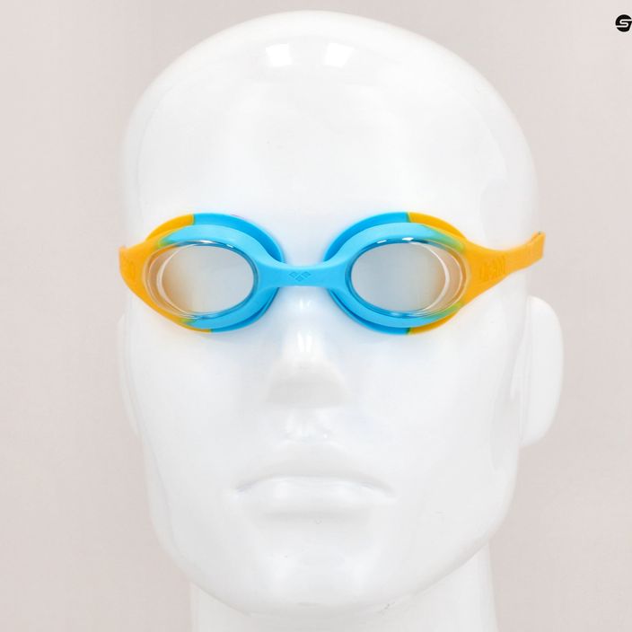 Детски очила за плуване ARENA Spider жълто-синьо 004310 7