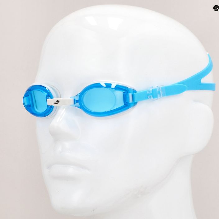 Детски очила за плуване Splash About Piranha Лазурно бяло и синьо SOGJPA 7