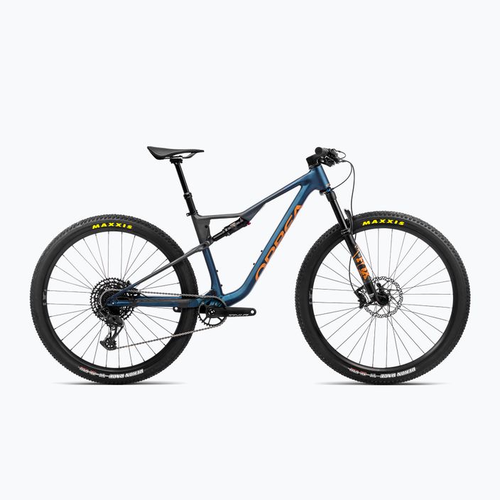 Orbea Oiz H20 2023 лунен прах синьо/лео оранжево планински велосипед
