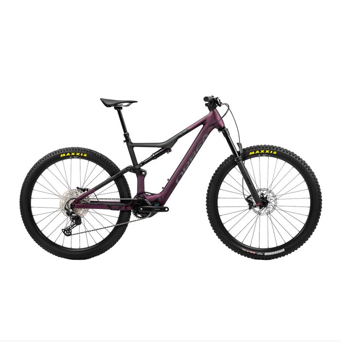 Електрически велосипед Orbea Rise H30 540Wh 2023 металик черница/черно 2