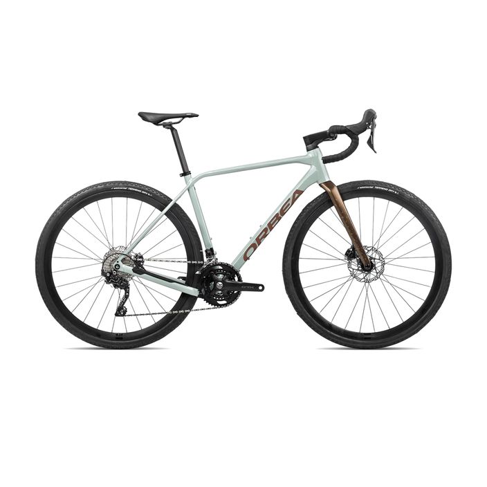 Велосипед за чакъл Orbea Terra H40 2024 син камък/мед 2