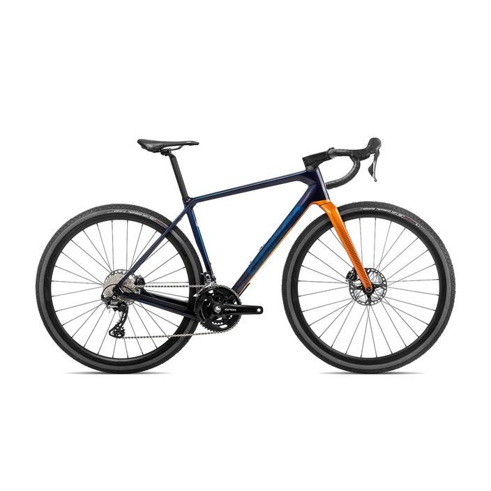 Orbea Terra M20 Team 2023 син карбон/лео оранжев велосипед за чакъл 2