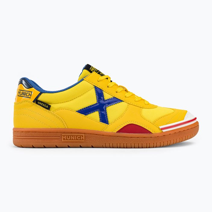 MUNICH Gresca жълти футболни обувки 2