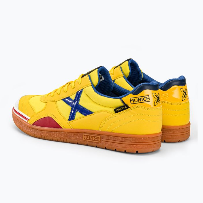 MUNICH Gresca жълти футболни обувки 3