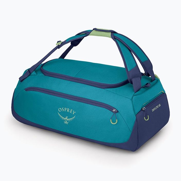 Пътническа чанта Osprey Daylite Duffel 45 л, синьо spikemoss/alkaline 2