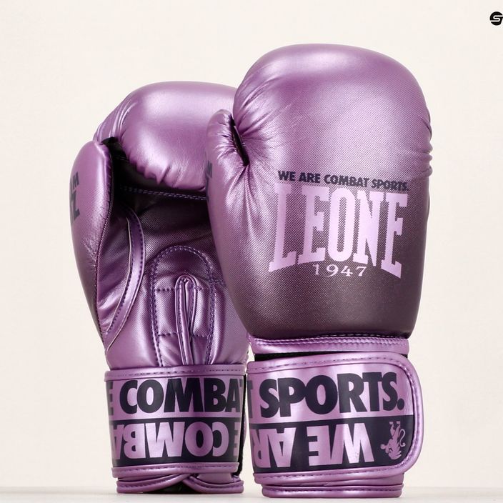 Leone Шарени лилави боксови ръкавици GN328 15