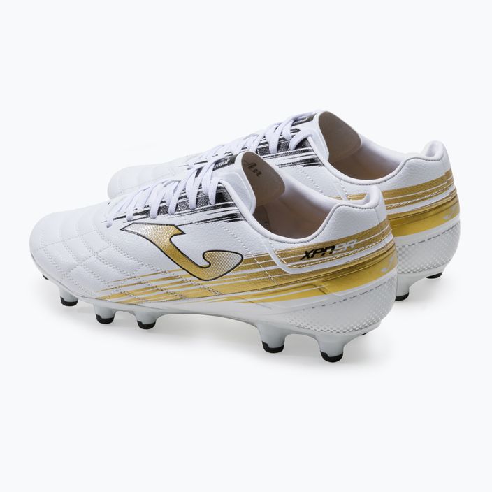 Мъжки футболни обувки Joma Xpander FG white/gold 3