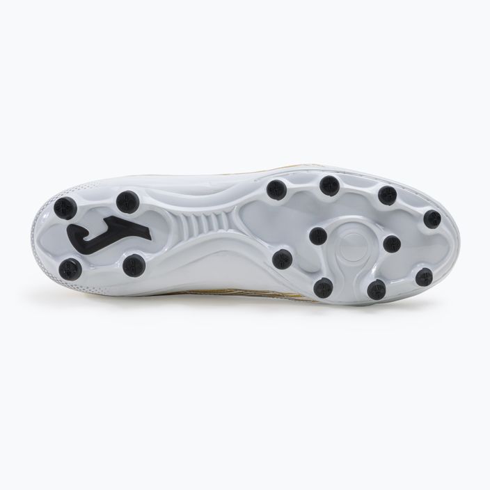 Мъжки футболни обувки Joma Xpander FG white/gold 5