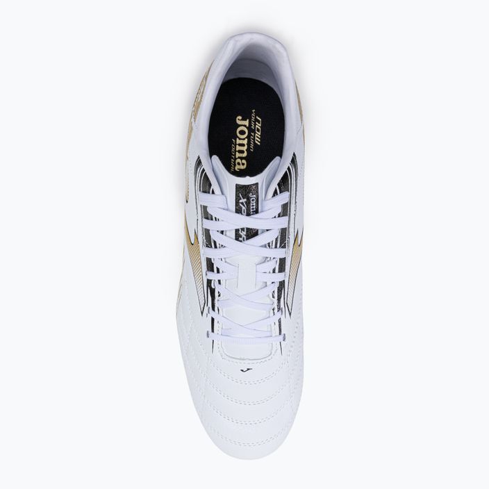 Мъжки футболни обувки Joma Xpander FG white/gold 6