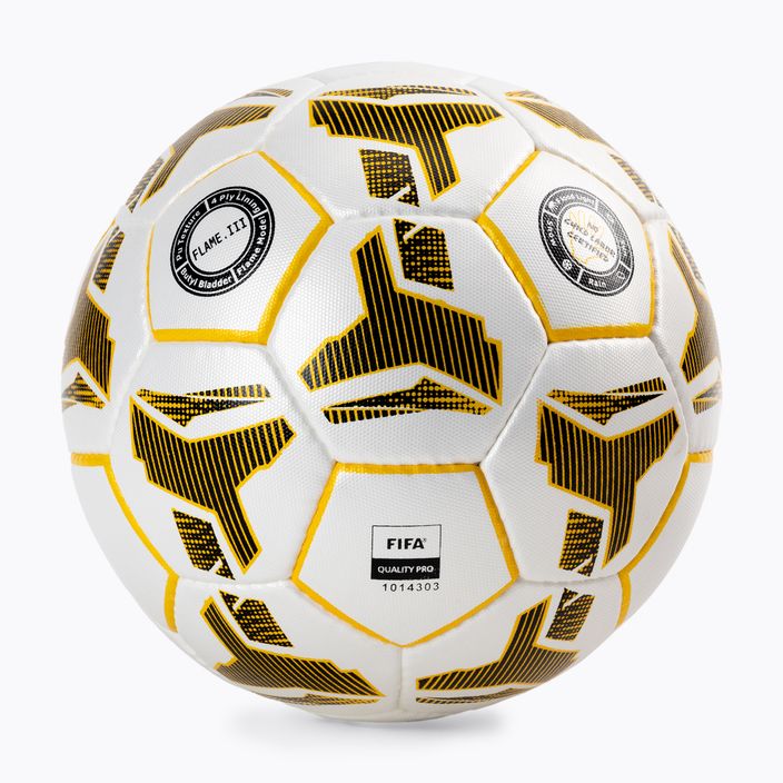 Joma Flame III футболна топка в бяло и оранжево 400855 3