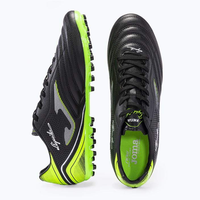 Joma Aguila 2231 AG negro/verde fluor мъжки футболни обувки 10