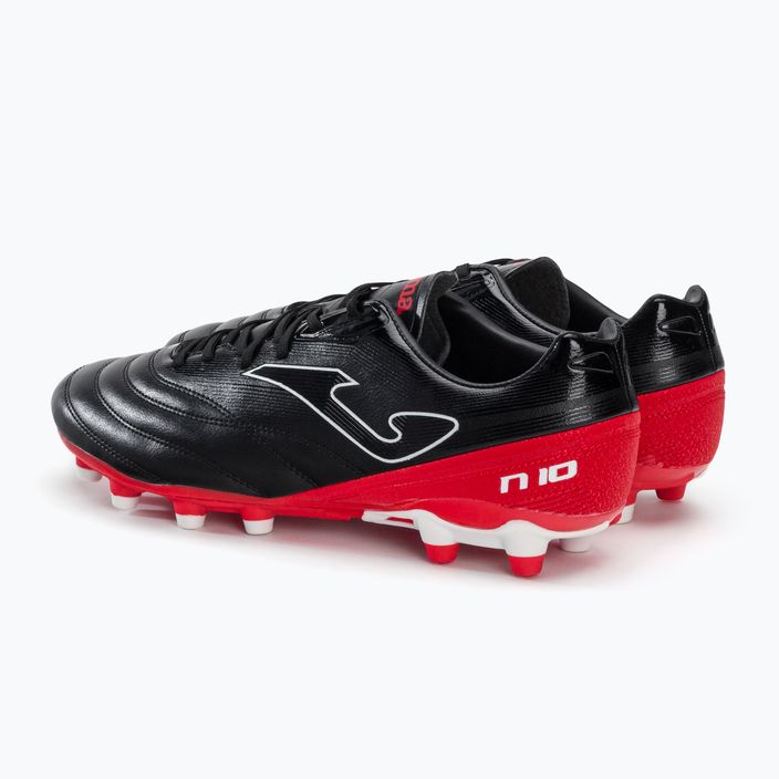 Мъжки футболни обувки Joma Numero-10 FG black/red 3