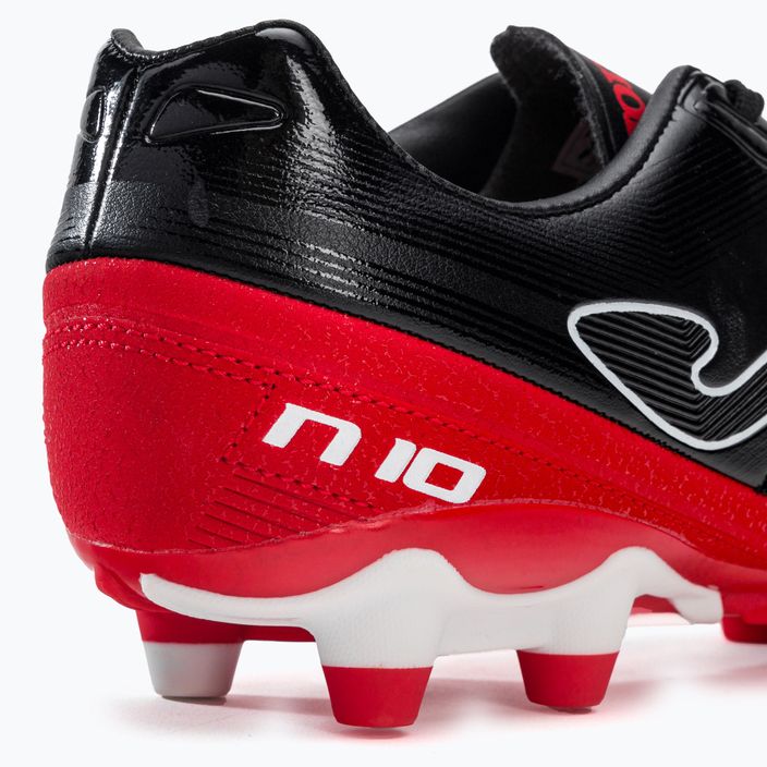 Мъжки футболни обувки Joma Numero-10 FG black/red 8