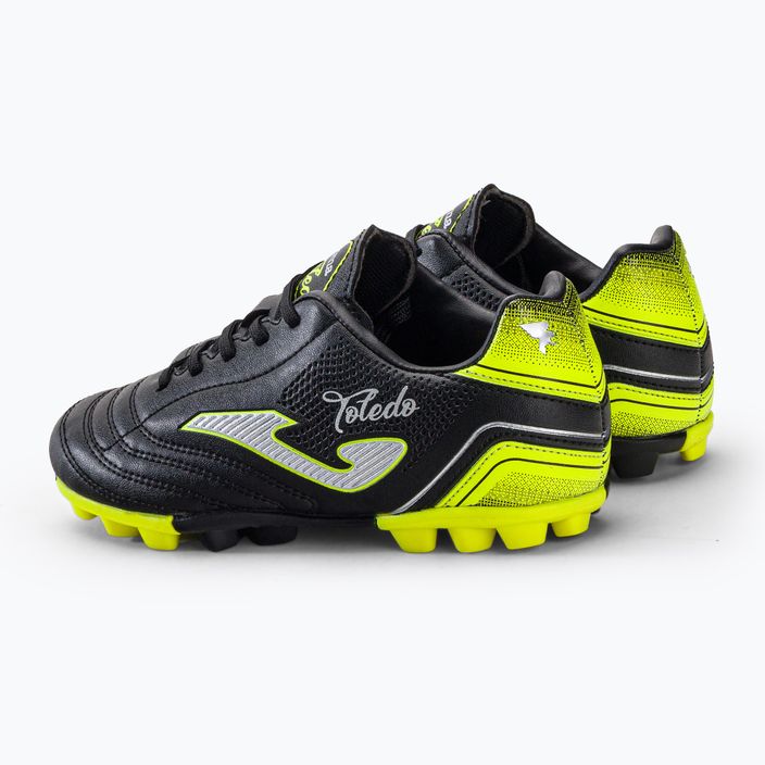 Детски футболни обувки Joma Toledo HG черни 3