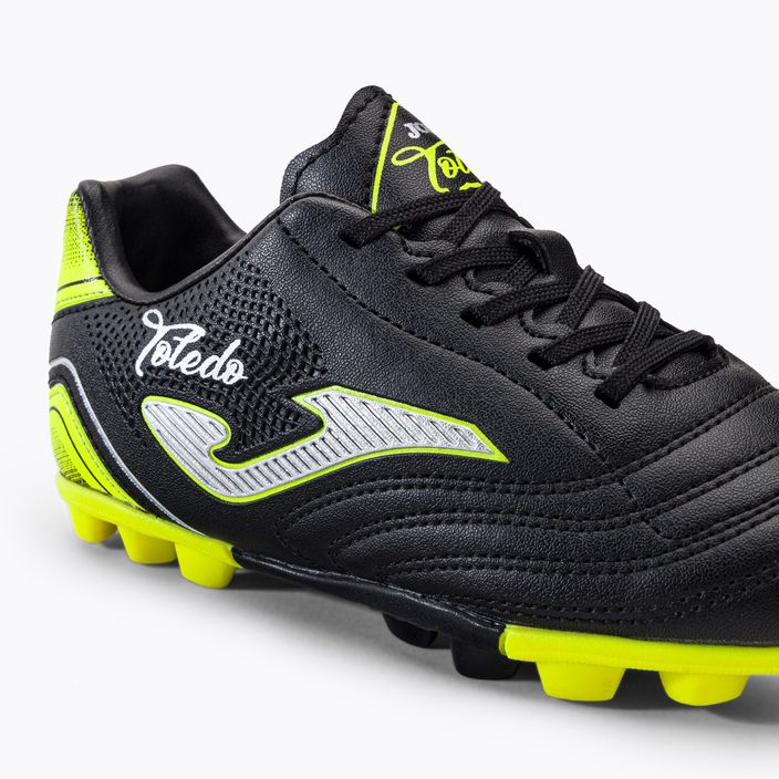 Детски футболни обувки Joma Toledo HG черни 8