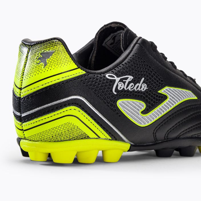 Детски футболни обувки Joma Toledo HG черни 9