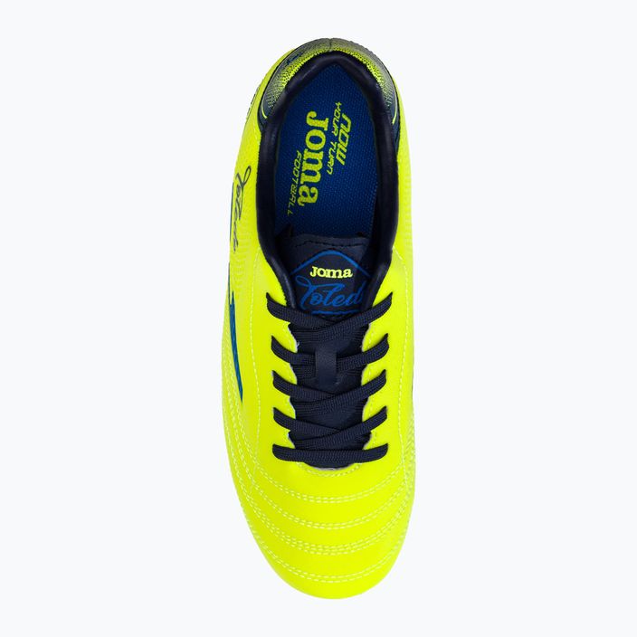 Детски футболни обувки Joma Toledo HG lemon fluor 6