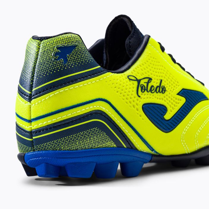 Детски футболни обувки Joma Toledo HG lemon fluor 7