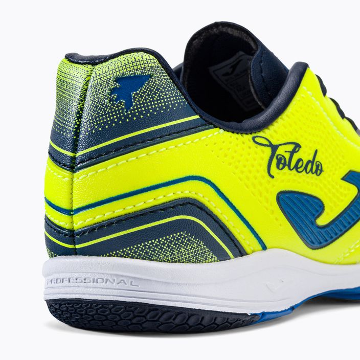 Детски футболни обувки Joma Toledo IN лимонов флуор 8