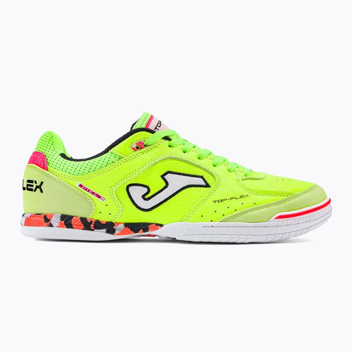 Мъжки футболни обувки Joma Top Flex IN green fluor 2